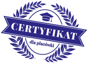 Certyfikat dla placówki